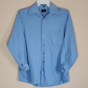 Cezani blue button down long-sleeve size 32/33